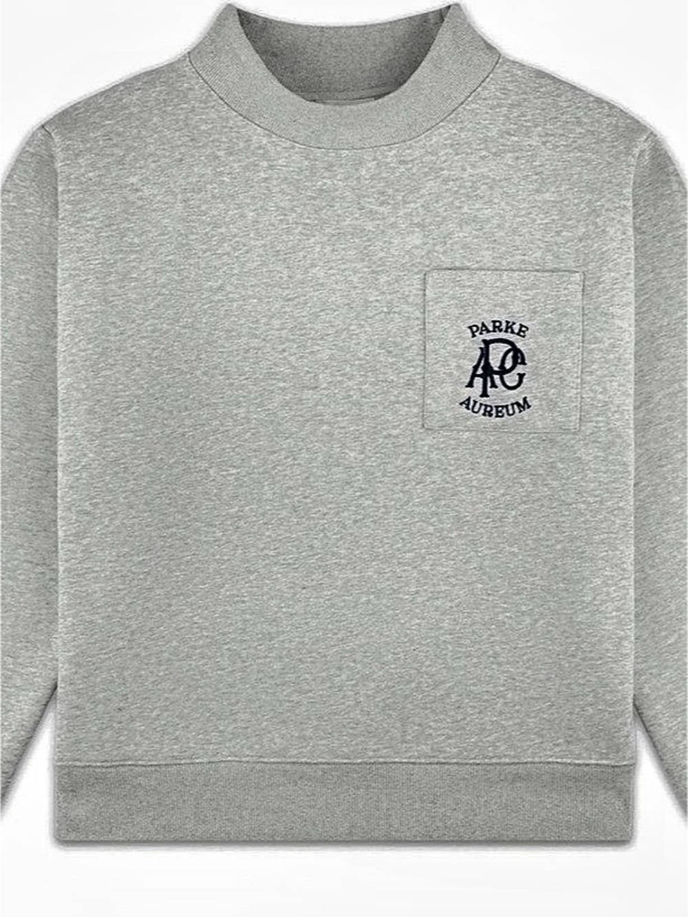 Parke x Aureum Mockneck Sweatshirt Gray - Picture 2 of 3